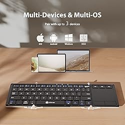 iClever Foldable Keyboard, BK08 Foldable Bluetooth