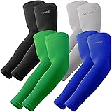 YQXCC 4 Pairs UV Sun Protection Arm Sleeves