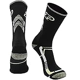 Purdue Boilermakers Champion Crew Socks (Black/Old Gold, Large)