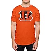 Hybrid Sports NFL - Cincinnati Bengals - Distressed Team Logo - Men's and Women's Short Sleeve T-Shirt - Size Large Cincinnati Bengals - Orange
