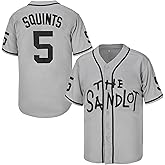 Men's #30 Benny The Jet Rodriguez #5 Michael Squints Sandlot Movie Baseball Jersey Christmas Summer Stitched