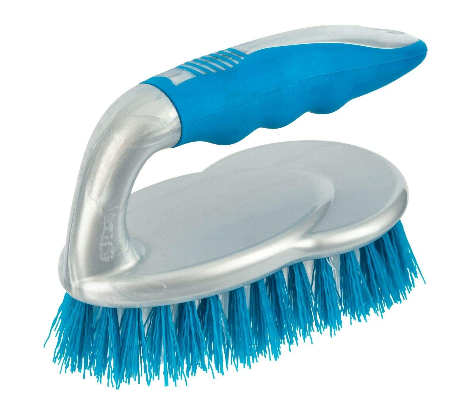 VSL® Premium Hand Scrubbing Brush with Handle Cleaning Floor Carpet Grip Floors Easy