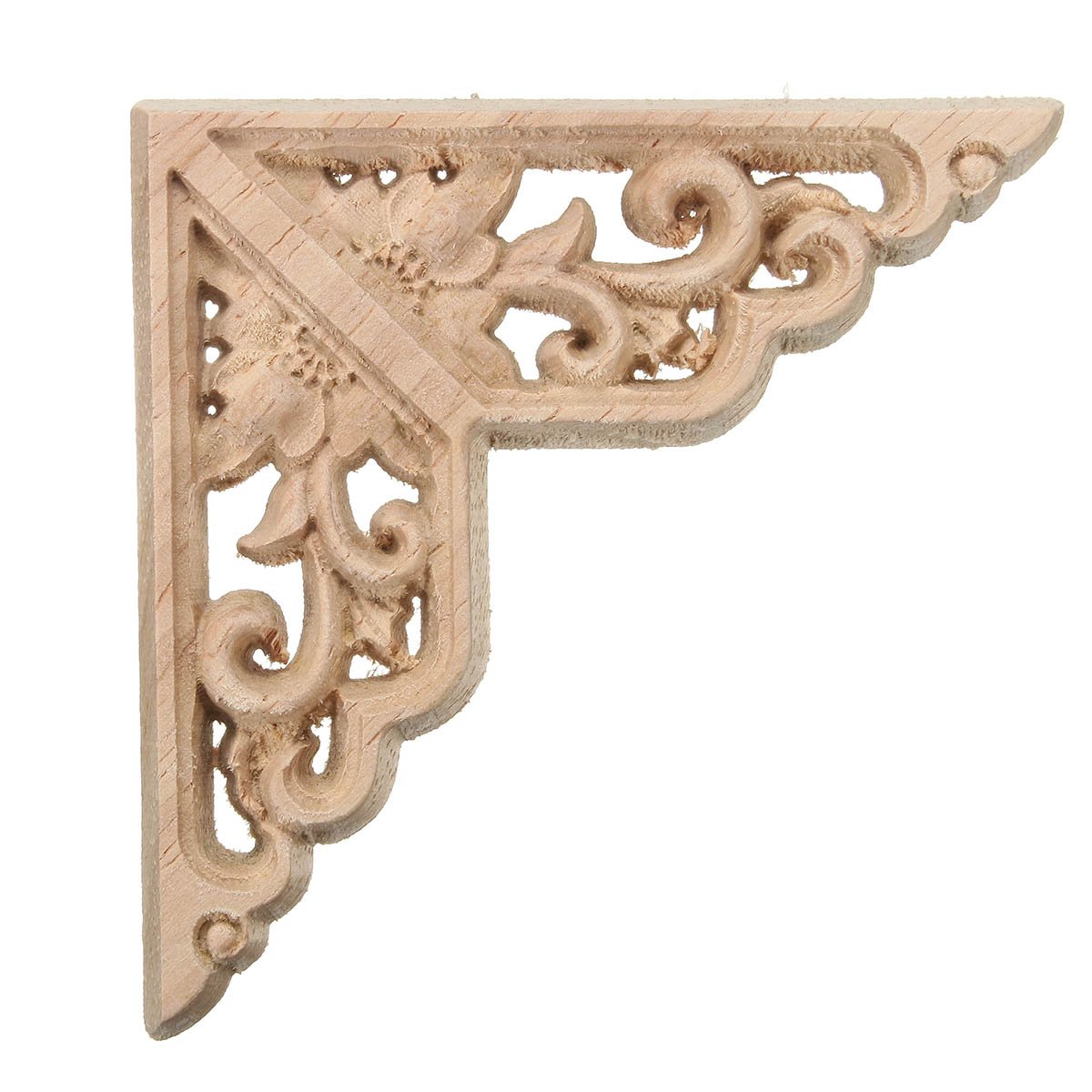 Holz Ornamente Set 2 Stück - 45x9cm Dekoration Für Schrank & Möbel