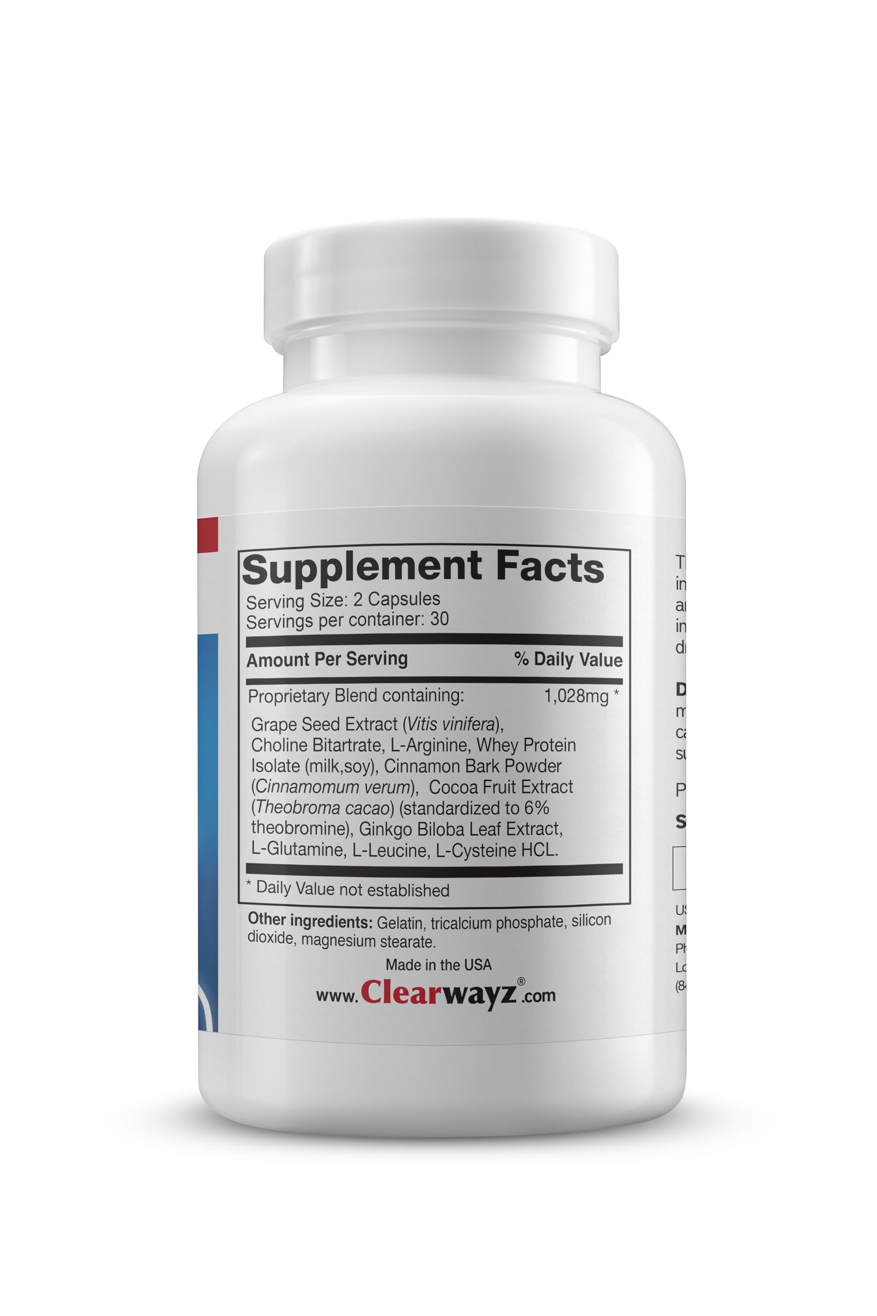 Physician Therapeutics CLEARWAYZ Allergies, Seasonal Allergy and Asthma Support, Sinus, Lung and Immune Health, Nasal Health, Improve Airways, Bronchial Wellness