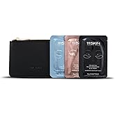 111SKIN Jetsetter Wallet Eye Mask Trio, Travel Set with Cryo De-Puffing, Rose Gold Illuminating & Celestial Black Diamond Masks, Reduces Puffiness & Fine Lines, 3-Pack