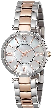 Swiss Eagle Analog Silver Dial Womens Watch - SE-9096B-TTRG-03