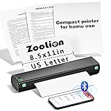 Zoolion M08F Compact Inkless Thermal Printer for
