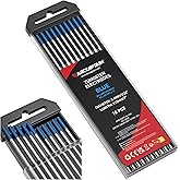 ARCCAPTAIN TIG Tungsten, TIG Welding Tungsten Electrode Blue 2% Lanthanated 10-Pack 3/32" x 7" (WL20/EWLa-2)