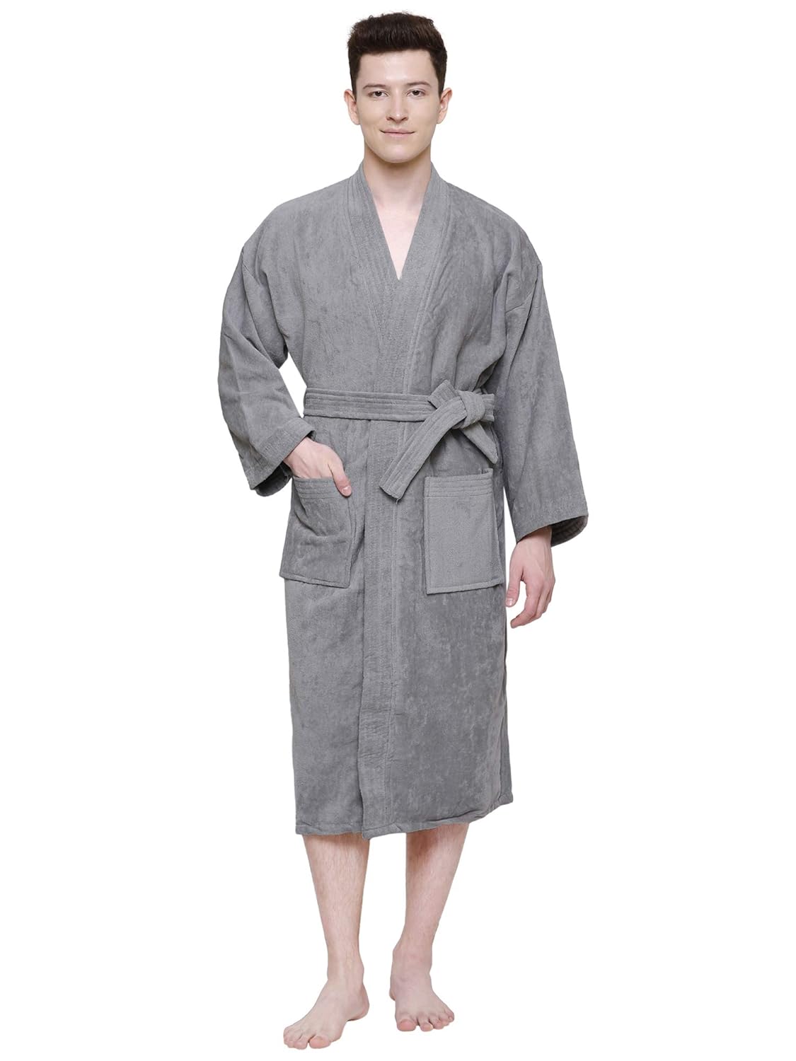 mens cotton bathrobe amazon