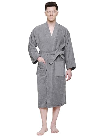 mens cotton bathrobe amazon
