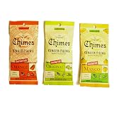 Chimes' Ginger Chews - Variety 3 Pack - Original, Mango, and Orange