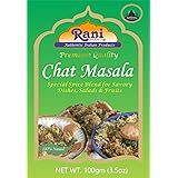 Rani Chat Masala (14 Spice Blend) Tangy Indian Seasoning 3.5oz (100g) ~ All Natural, No MSG! | Vegan | No Colors | Gluten Fri