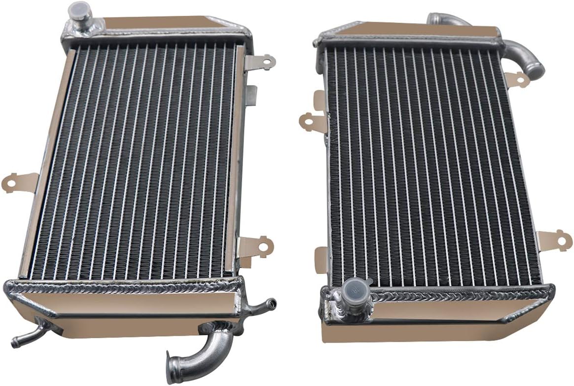 CoolingSky 2 Row All Aluminum Motorcycle Radiator for 2001
