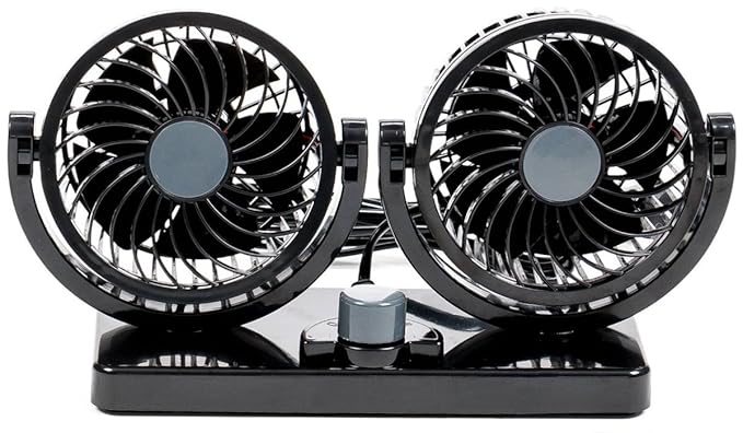 All Ride Doppellüfter, vertikal und horizontal einstellbar, Leistung 8W/15W, 12V