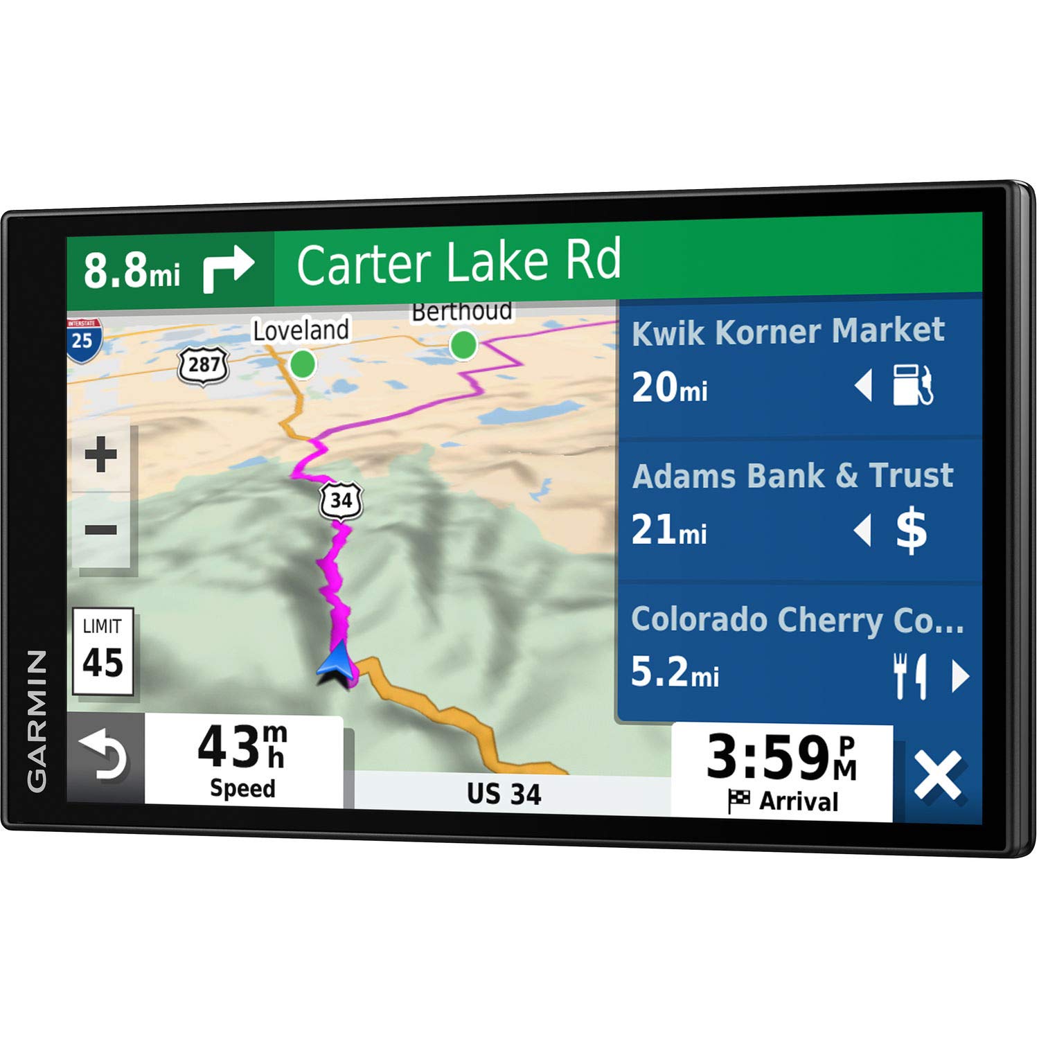 Garmin DriveSmart 65 and Traffic 6.95" Display GPS Navigation System
