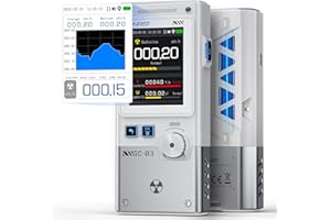 FNIRSI GC-03 Geiger Counter Electromagnetic Detector, 3in1 Nuclear Radiation Detector EMF Meter, Not Support RF Detection, Ha