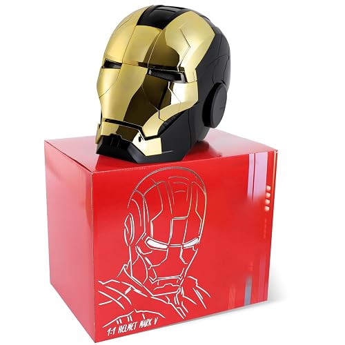 iron man electronic helmet voice control Iron-Man MK50 Cosplay Helmet, VoiceTouch with LED Eyes This state The Iron Man Helmet MK5