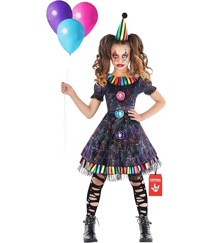 Rubie's Official Rag Doll Halloween Mädchenkostüm | Gruselige Stoffpuppe Mit Blutigem Kleid & Scheren-Haarreif