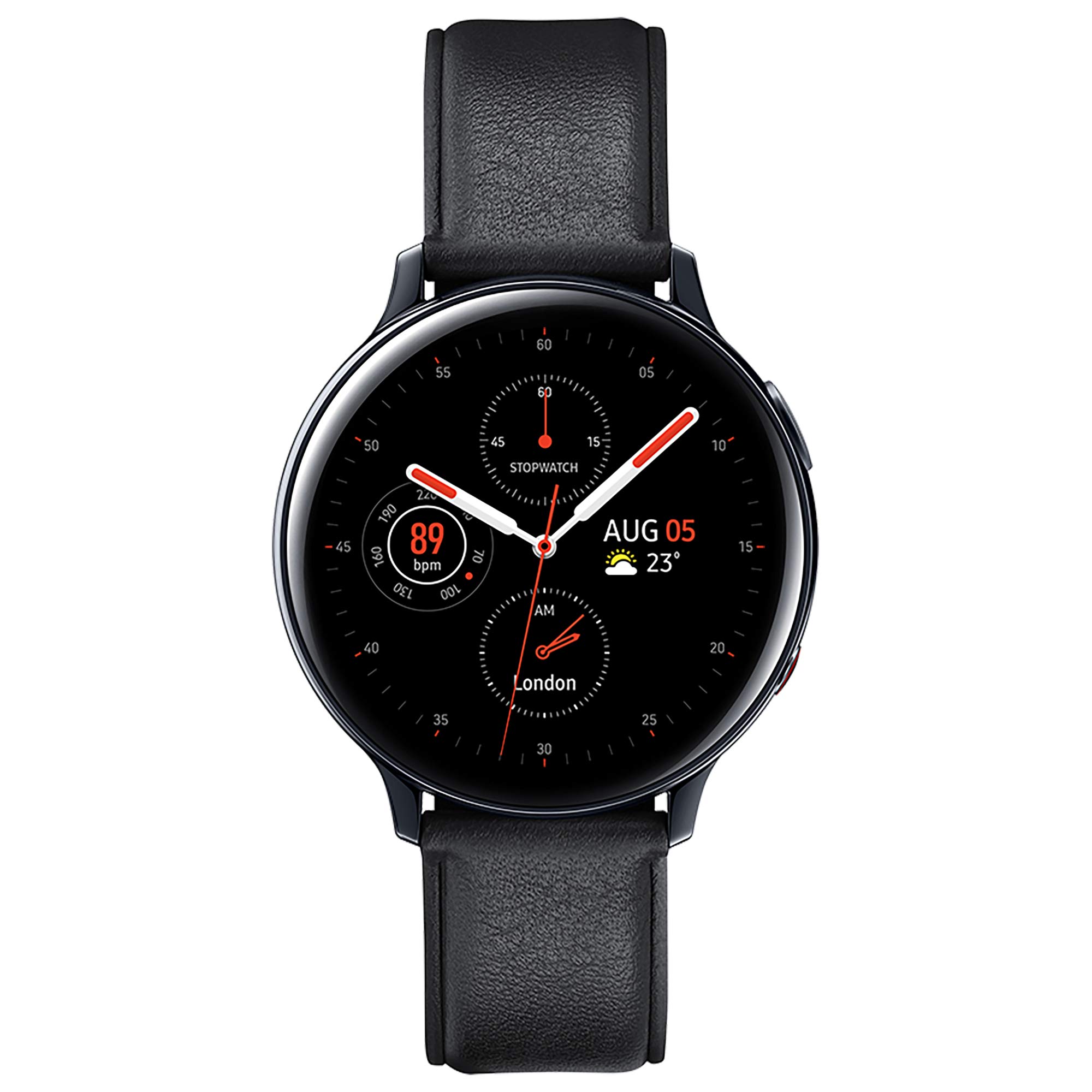 Samsung Galaxy Watch Active2 4G LTE Stainless Steel 40mm - Black (UK Version)