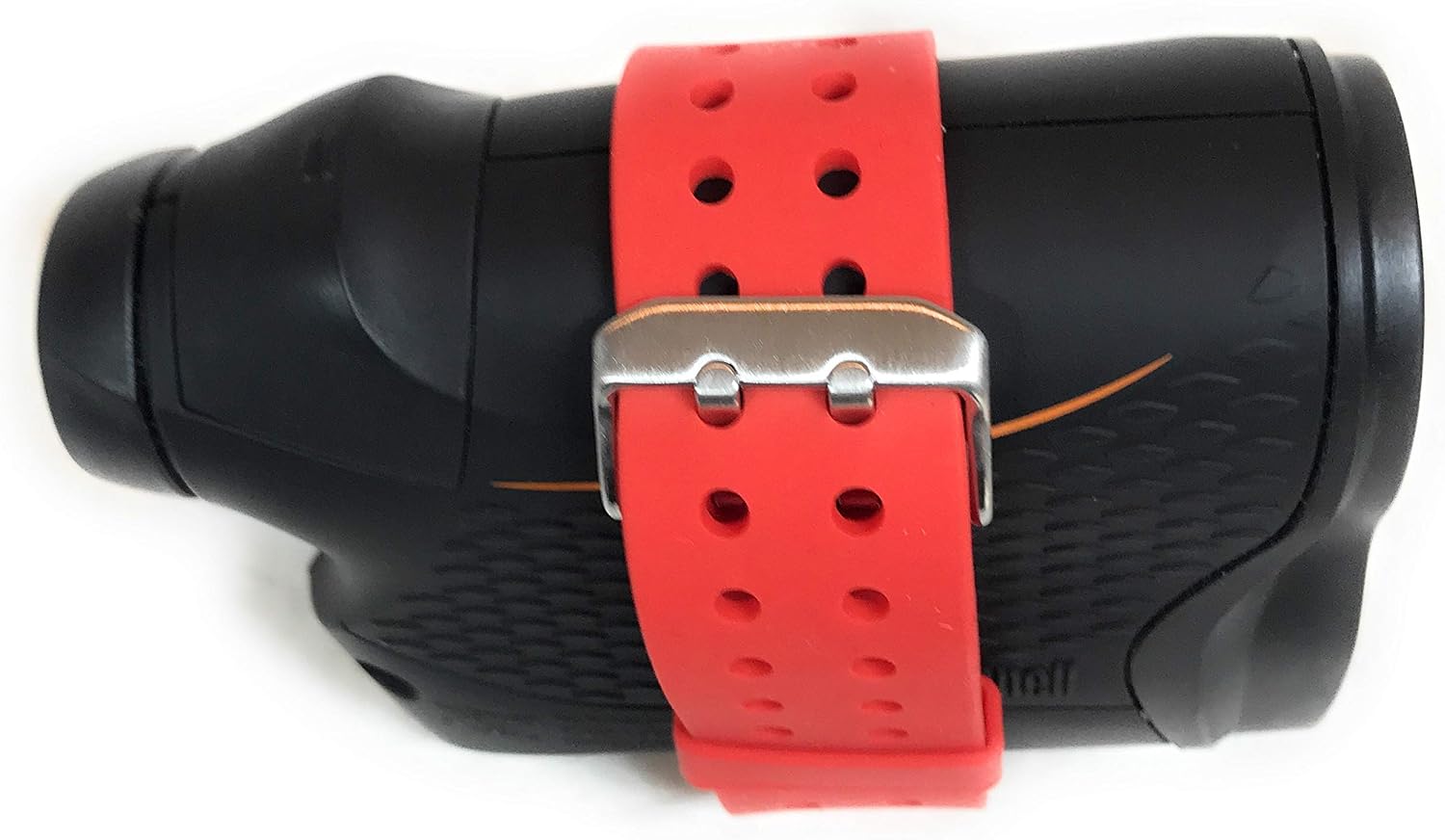 Less is more golf rangefinder Magnetic Holder Band (Strap) (Red), with Adhesive Metal Plate - Image 5