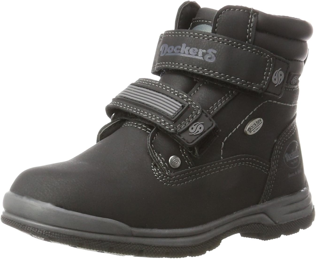 Dockers by Gerli 51NT702 enkellaarsjes voor jongens en meisjes, bruin, 31 EU