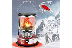 Kerosene Heater, Kerosene Stove Heater, Kerosene Heaters for Indoor/Outdoor use, Stainless Steel Oil Emergency Heater, Portab