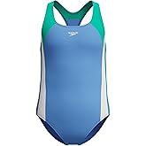 Speedo Girl's Swimsuit One Piece Infinity Splice Thick Strap