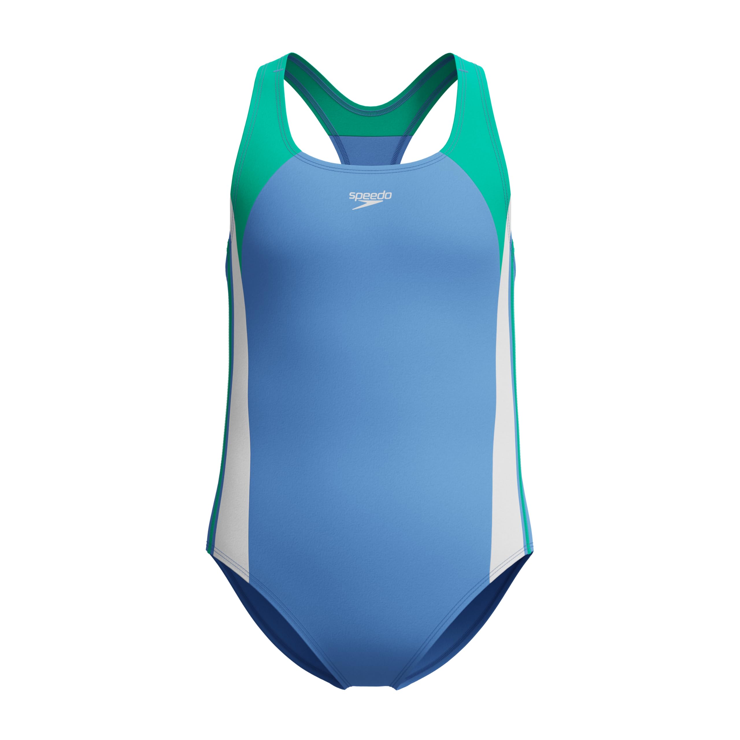 Speedo Girl's Swimsuit One Piece Infinity Splice Thick Strap Image