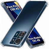 USTIYA Case for Xiaomi Redmi 13C / Poco C65 Clear TPU Four Corners Protective Cover Transparent Soft
