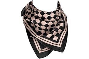 EIysee 27.5 Inches Satin Head Scarf -Hair Scarf Silk Head Scarf Silk Bandana Silk Hair Wrap Neck Scarf for Women Men