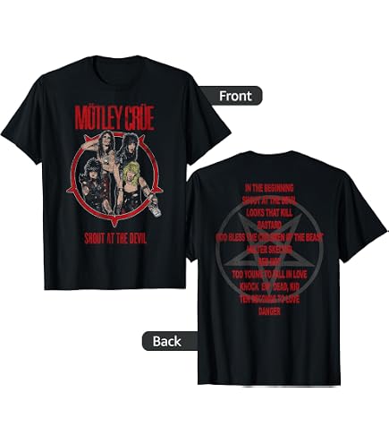Amazon.com: Mötley Crüe – 2014 Final Tour T-Shirt : Clothing