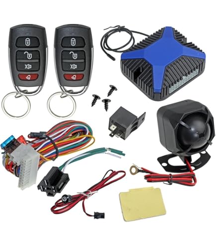 Clifford 5606X 5-Button LED 1-Way Car Alarm Security and Remote