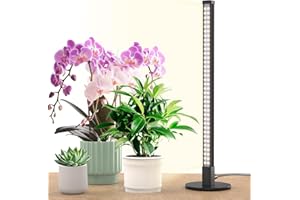 SpeePlant Vertical Grow Light, 72 LEDs Full Spectrum Light Bar, 5000K Wide Illumination Area Desk Light,1.4FT Stand Plant Lamp for Tall Houseplants, Tropical Plants, Foliage with On/Off Switch