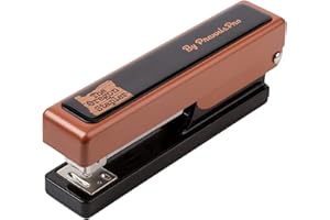 PraxxisPro, The Oregon Stapler, Built in USA, Built-in Staple Remover, Staples 2 to 25 Sheets, includes Box of 1,250 "Powerhouse" Standard 26/6 Staples, for Home, School or Office, Copper/Black