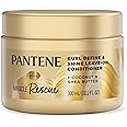 Pantene Miracle Rescue Curl Define & Shine Leave-On Conditioner, 10.1 FL OZ