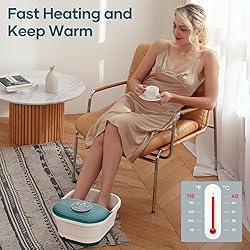 Collapsible Foot Spa Bath Massager with