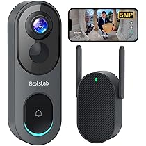 Kit 4 Caméras Solaires 4K BOTSLAB - Surveillance Extérieure Sans Frais, Vision Nocturne Couleur, HomeBase Incluse