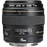 Canon EF 85mm f/1.8 USM Medium Telephoto Lens for Canon SLR Cameras - Fixed