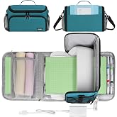 Carrying Case Fits for Cricut Joy Xtra, Portable Travel Opening Storage Bag Compatible with Cricut Accessories and Supplies,Green
