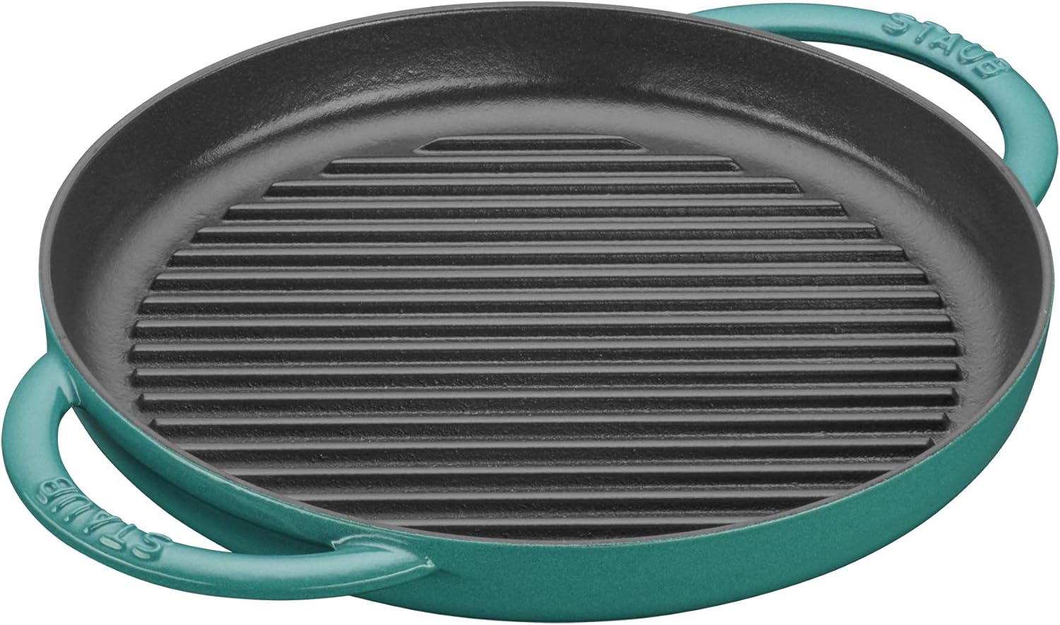 Staub Cast Iron 10-inch Pure Grill - Turquoise