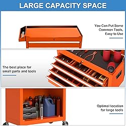 SumKea Wheels, Box, 5 Drawer Rolling Tool Chest and