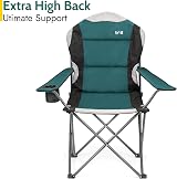 Trail Kestrel Deluxe Camping Chair High Back Teal 120kg Weight Capacity view 6