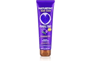 Naturtint Hair Food Deep Conditioning Mask (5.07 Fl Oz), Purple Rice Moisturizing - Naturally Derived Ingredients, Free of Parabens and Artificial Fragrances