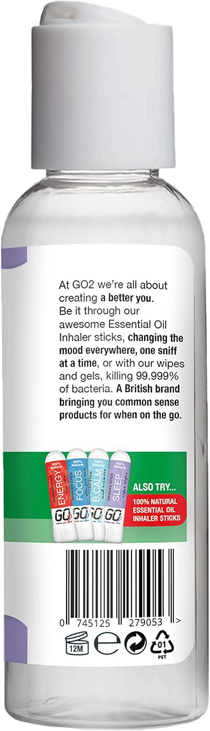 GO2 Antibacterial Hand Sanitizer Gel, 100 ml (Pack of 1) - Image 5
