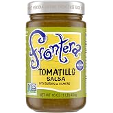Frontera, Salsa Tomatillo, 16 Ounce | Tomatillo Medium Salsa; gluten-free; 0g added sugar, fits a low carb lifestyle; great for dipping, tacos &amp; marinades