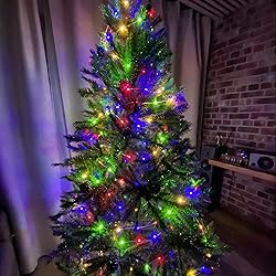 (Warm White ⇋ Multicolor) 66Ft 200LED Fairy