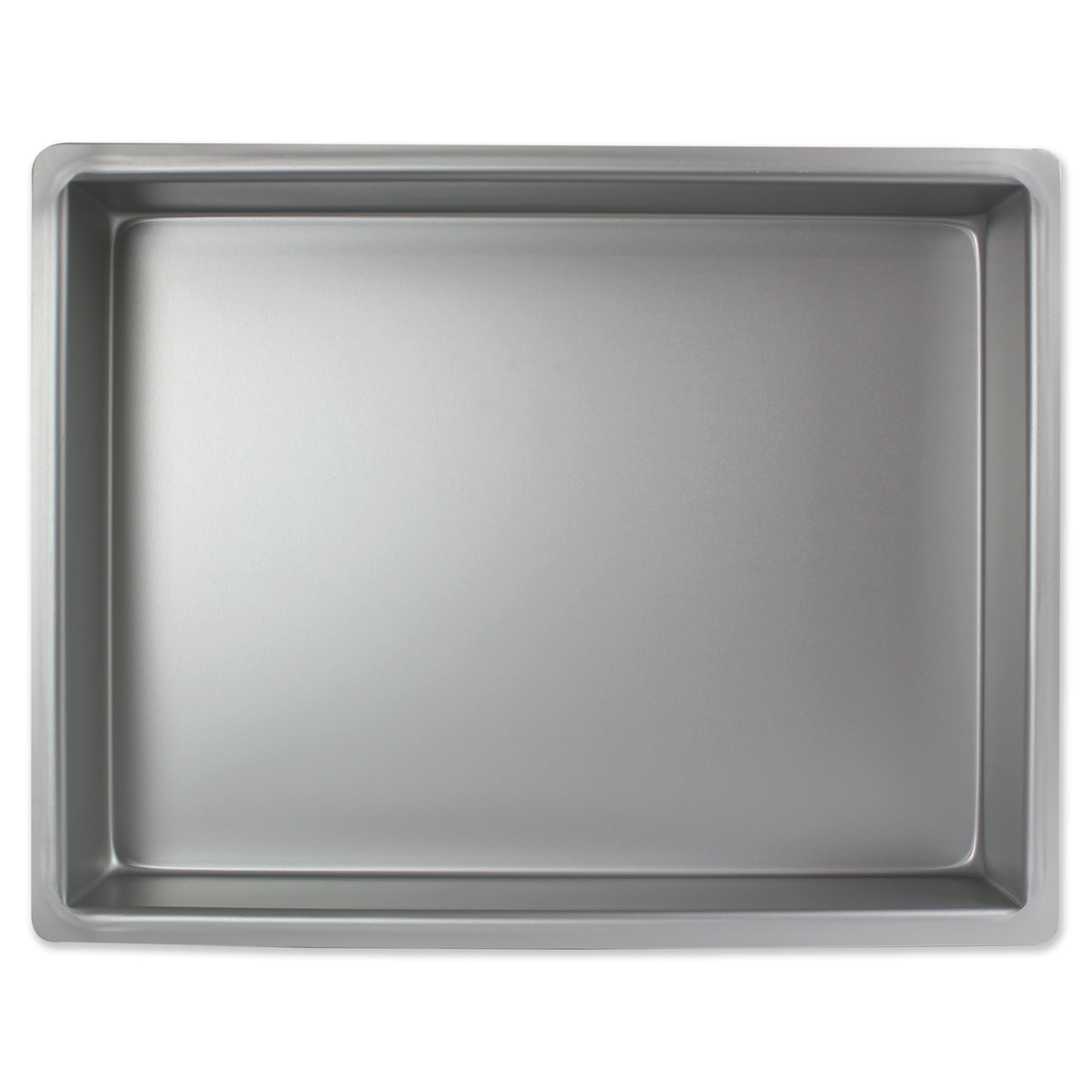 PME OBL12164 Aluminium Oblong Cake Pan 12 x 16 x 4-Inch Deep Silver
