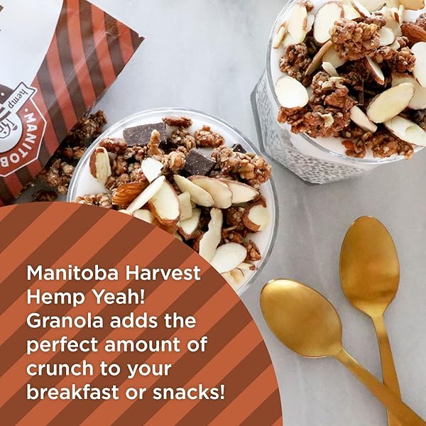 MANITOBA HARVEST HEMP YEAH SUPERSEED GRANOLA, DARK CHOCOLATE – 10OZ – 11G PROTEIN, 4G FIBER, 3.5G OMEGA 3 & 6 PER 60G SERVING – WITH HEMP & PUMPKIN SEEDS – VEGAN, NON-GMO PROJECT VERIFIED