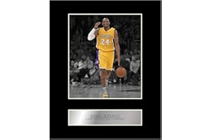 ICONIC PICS Kobe Bryant Print Signed Mounted Photo Display #01 Printed Autograph Picture Print