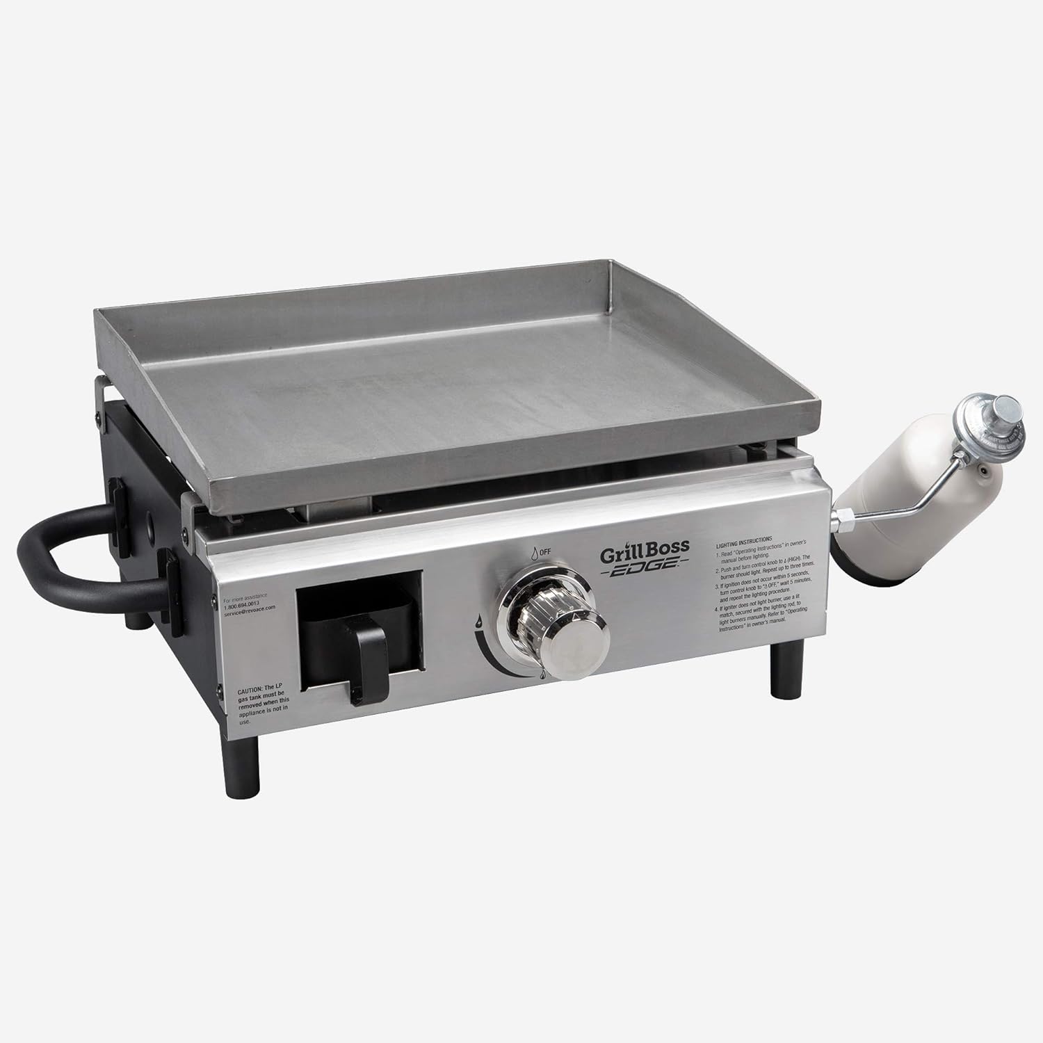 review Grill Boss Edge Portable LP Gas Propane Griddle